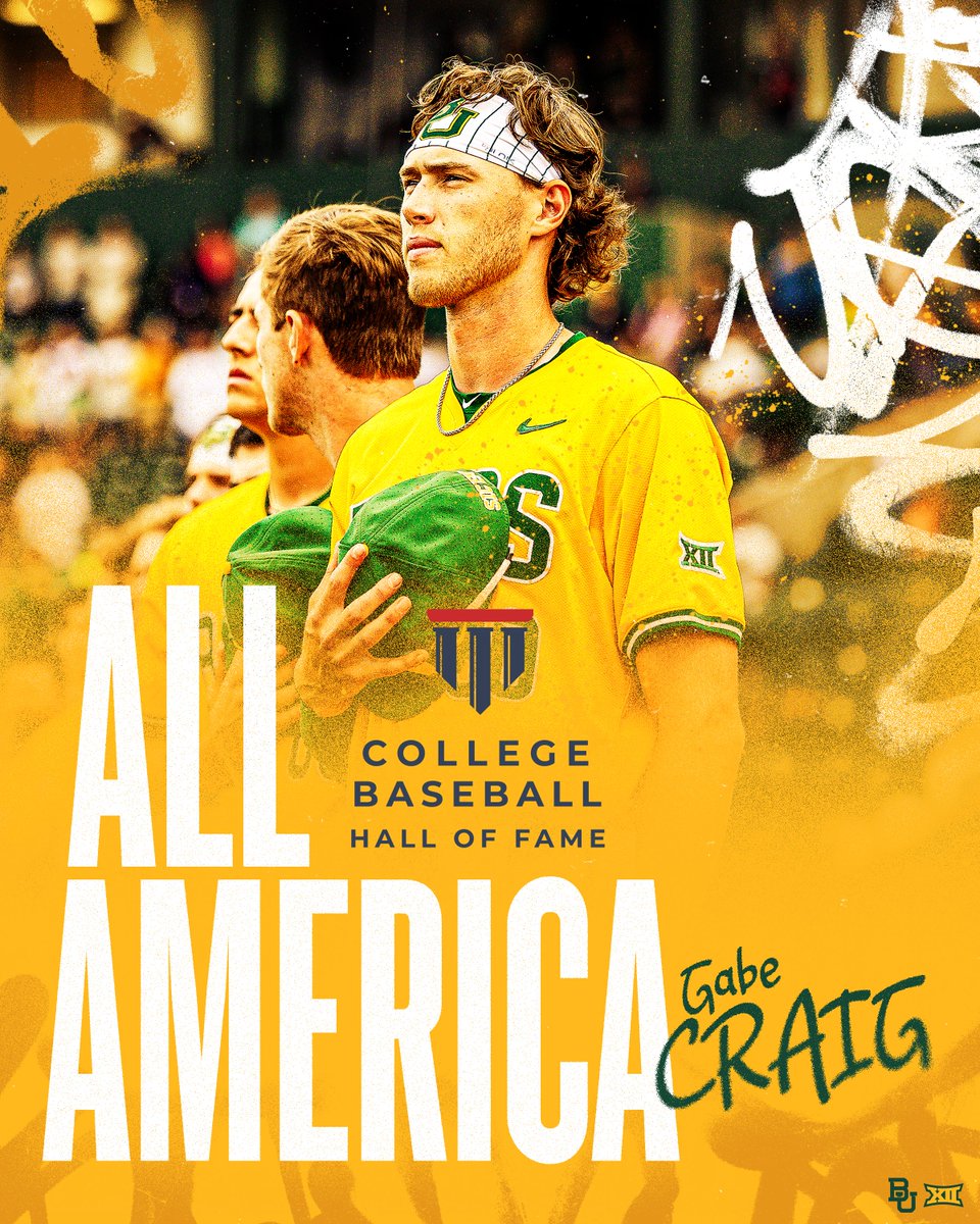 Baylor Baseball (@baylorbaseball) on Twitter photo πΎπππ 'ππ ππππππ π
More All-America honors for <a href="/gabemcraig/">Gabe Craig</a>, this time from <a href="/CollegeDiamonds/">CollegeBaseballHoF</a> π
π°: baylorbea.rs/45A7AKe
#SicEm π»βΎοΈ | #Together πΎπππ 'ππ ππππππ π
More All-America honors for <a href="/gabemcraig/">Gabe Craig</a>, this time from <a href="/CollegeDiamonds/">CollegeBaseballHoF</a> π
π°: baylorbea.rs/45A7AKe
#SicEm π»βΎοΈ | #Together