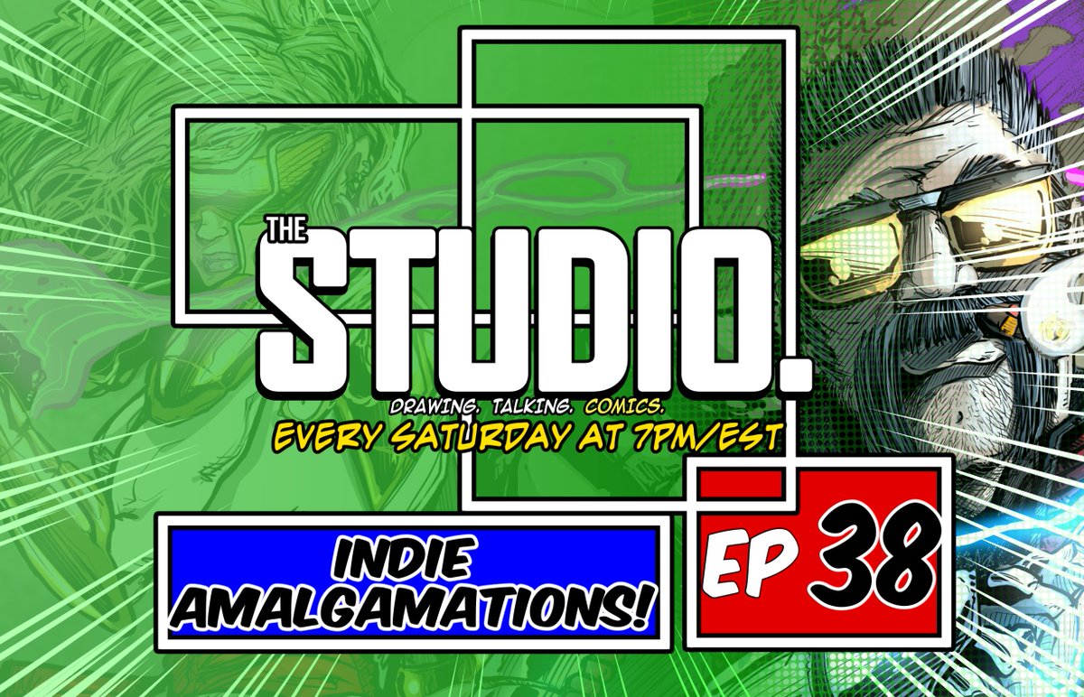 DonDrawsStuff's tweet photo. Saturday/7PM EST
We're going to be AMALGAMATING #indie characters into ONE NEW and AWESOME CREATION!!!
Do your OWN amalgamations and tag us w/ #TheStudioDraws so we can showcase them on the next show!
And we JUST crossed 277 subs...we are now officially on the road to 300! SUB: https://t.co/PplG3GN3T8