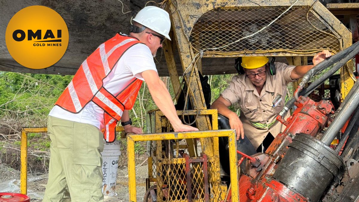 OmaiGoldMines's tweet photo. 💥 More high-grade gold from #Wenot $OMG.V $OMGGF
🚨 2.67 g/t Au over 21.4m
🚨 2.31 g/t Au over 24.6m
🚨 5.47 g/t Au over 9.7m
🛠️ 28 holes drilled in 2025 so far
⛏️ Resource expansion continues
📊 MRE update next quarter!
Full release here 👉 https://t.co/s0GxMfiVgb 
#Gold #Mining #Guyana #JuniorGold $OMG.v $OMGGF