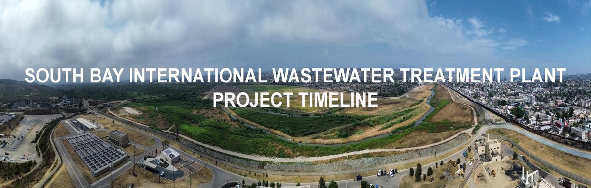 🚨 WE’RE LIVE: We’re excited to announce that in addition to our social media updates &amp; press releases, we have launched a dedicated South Bay International Wastewater Treatment Plant, Progressive Design-Build project tracker. This site will provide weekly updates you can track!