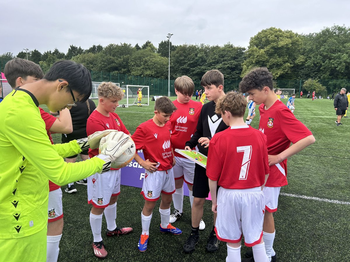 pe_stchris's tweet image. Fantastic day representing @Wrexham_AFC Foundation in Liverpool. Made the finals this afternoon finishing a brilliant 4th. Thanks to @EITC for organising a brilliant day and Megan for asking us the play.