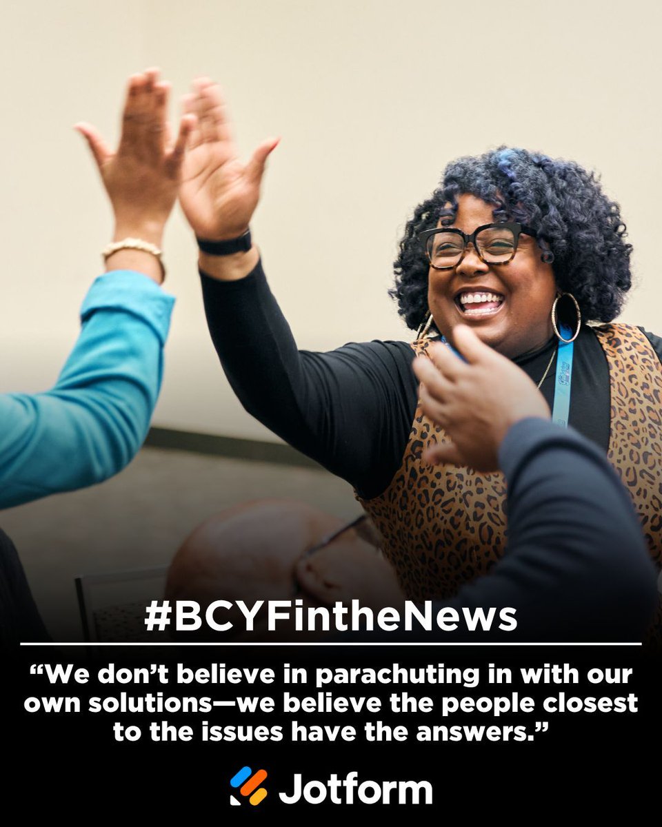 BCYF was recently featured in <a href="/Jotform/">Jotform</a>’s national case study for reimagining what community-first grantmaking looks like! 

🔗 buff.ly/8X4T6TN

#BCYF #BaltimoreYouth #YouthLeadership #EquityInAction #TechForGood #CommunityDriven