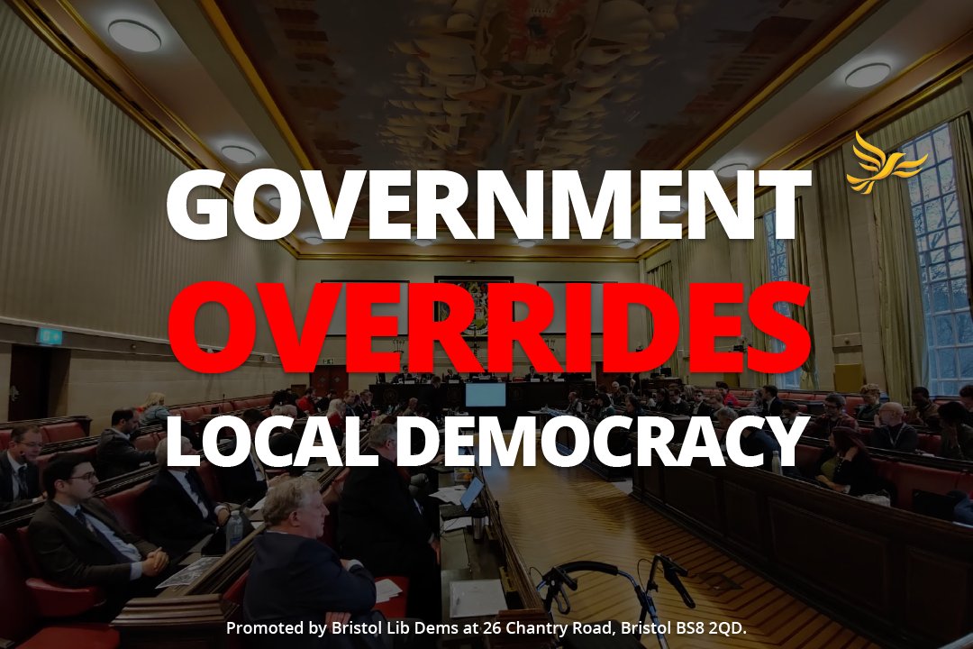 “The people of Bristol chose the committee system to be the model to replace the dysfunctional mayor. Why does the Labour Government think they know better than Bristolians how their council should be run?"