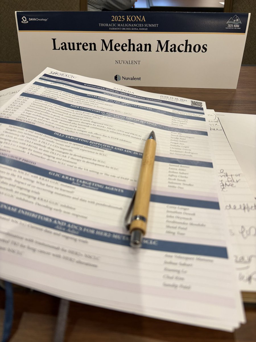 Lauren Meehan Machos, MPH (@laurenmachos) on Twitter photo On the heels of a pivotal press release yesterday for our NVL520 program, a small and mighty team arrived at <a href="/DAVAOnc/">DAVA Oncology</a> - learning and contributing to the changing landscape in lung cancer with many colleagues and ‘Ohana On the heels of a pivotal press release yesterday for our NVL520 program, a small and mighty team arrived at <a href="/DAVAOnc/">DAVA Oncology</a> - learning and contributing to the changing landscape in lung cancer with many colleagues and ‘Ohana
