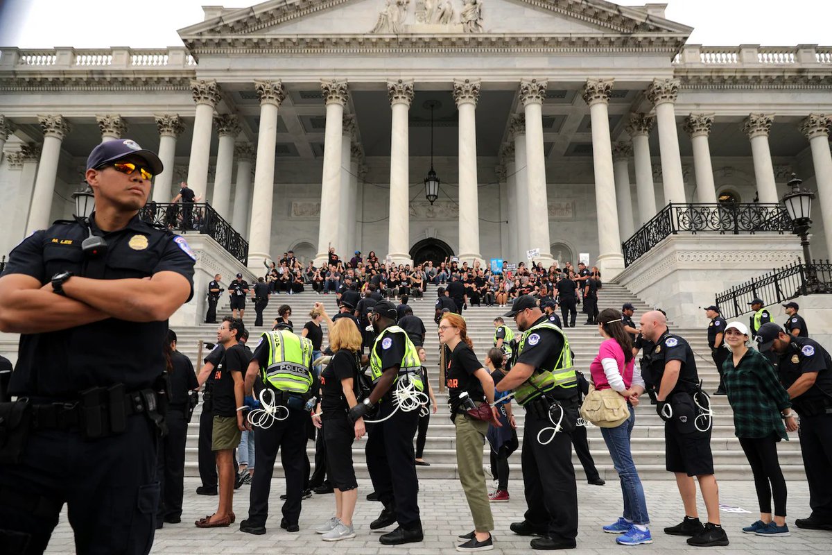Disabled Americans are risking arrest right now—chaining themselves inside the Senate, demanding Medicaid, defending their right to live with dignity. They’re not asking. They're fighting.
This isn’t civil disobedience—it’s survival.

#WeWontGetOverLosingMedicaid