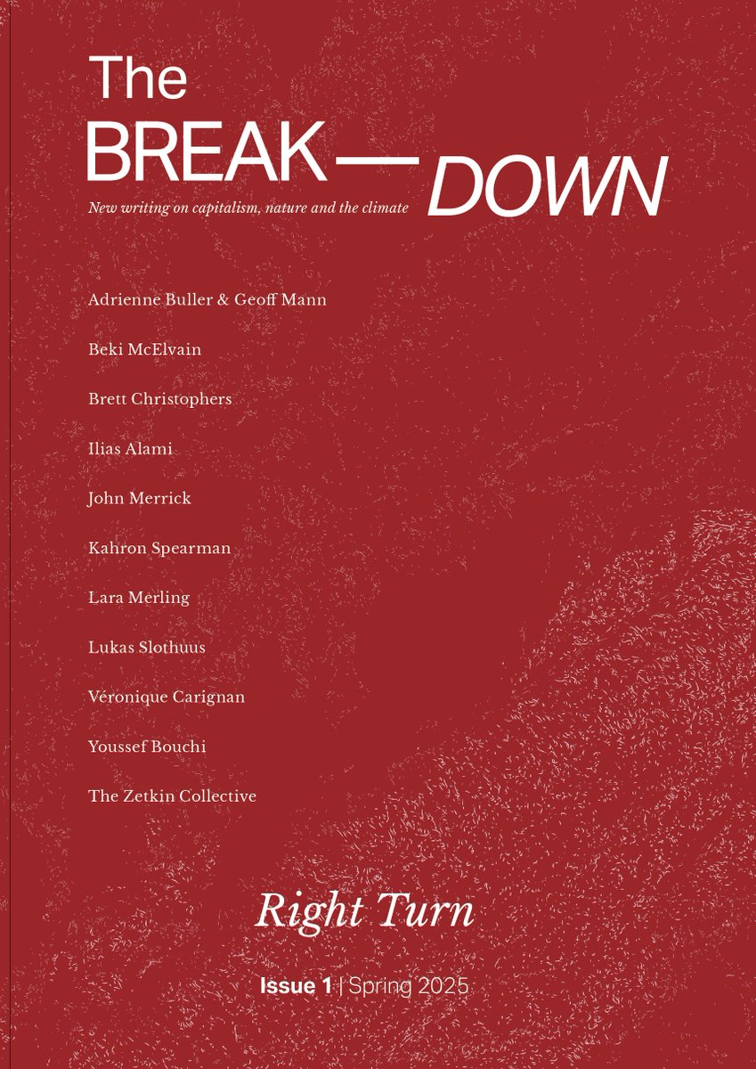 AndrewsonEarth's tweet image. Was the Inflation Reduction Act a negative for climate emissions?
Brett Christophers suggests it may have been in his essay in @break_downradio.
“Between 2021 & 2023 investment in fossil fuels in
as a whole increased more than investment in renewable energy (18%)”