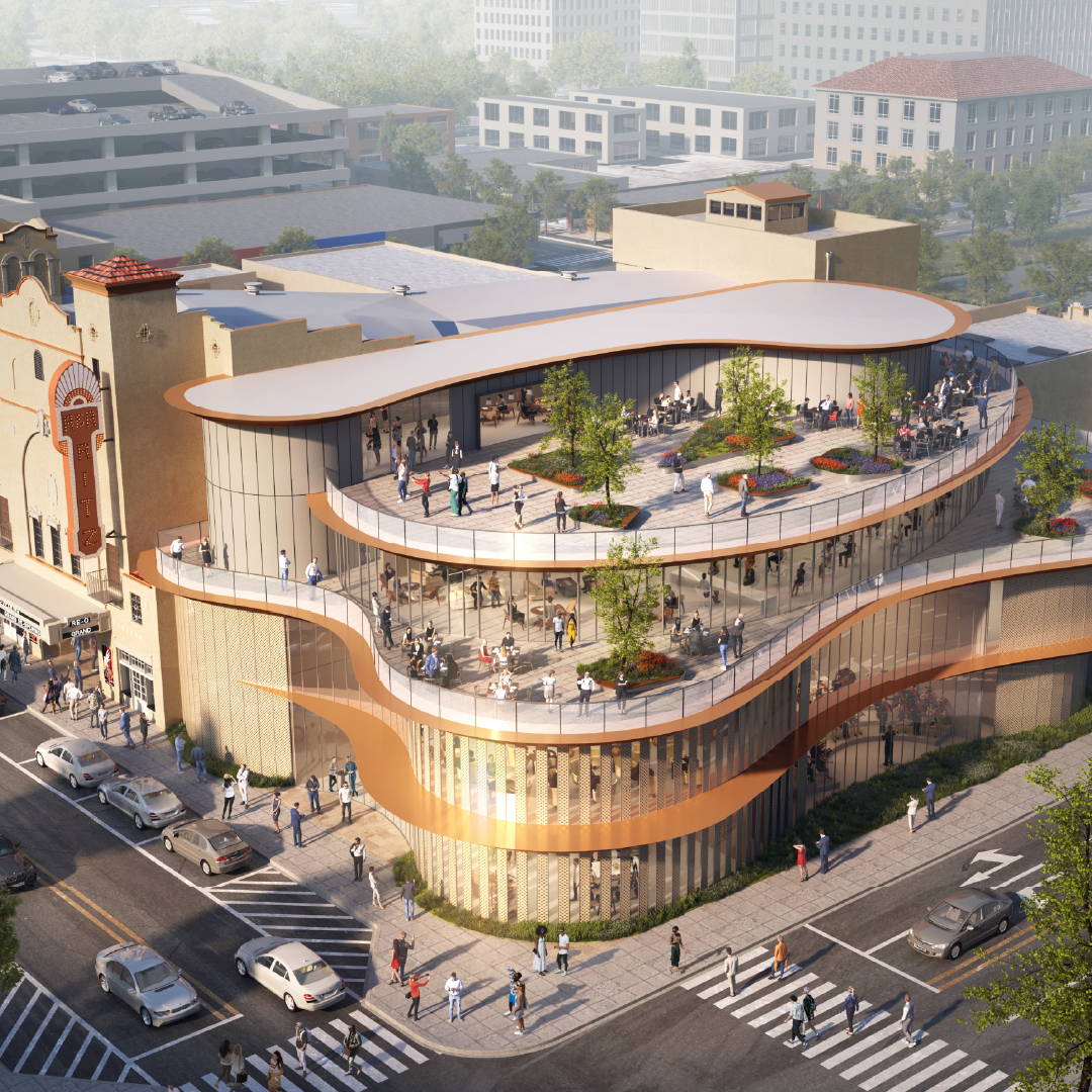 The future is looking bright at the Ritz Theatre! Here are renderings from OTJ Architects of what the Ritz could look like after it's restored. 🤩