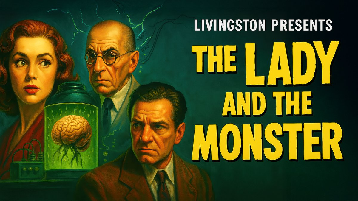 CrowhavenProd's tweet image. This week on Livingston Presents: “The Lady and the Monster” from 1944 with Vera Ralston and Richard Arlen. Friday at 8PM Pacific, only on YouTube and CreatureFeaturesTV.com. Don’t miss it!
 
youtu.be/2WL-kx0WUnU