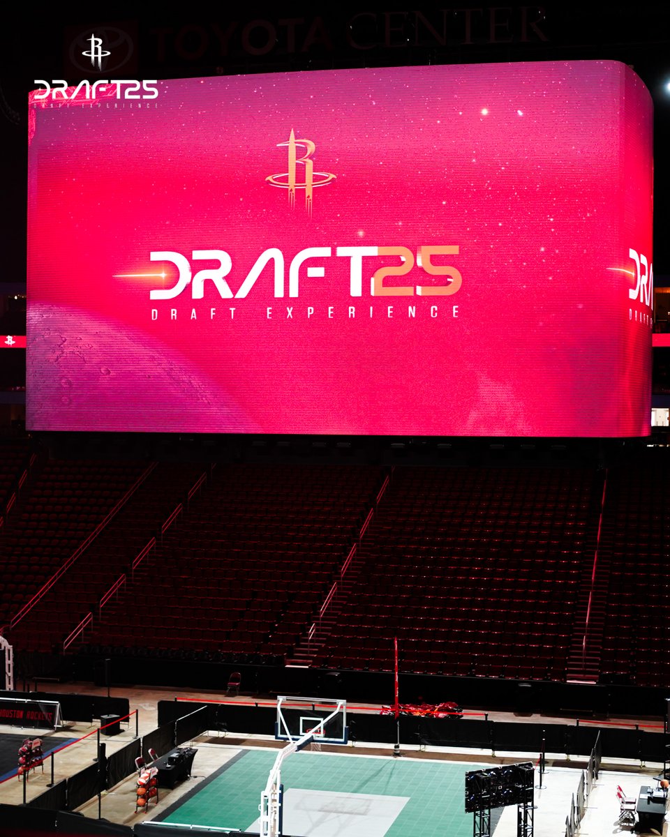 Houston Rockets (@houstonrockets) on Twitter photo Join us for our Draft Experience party TODAY! Doors open at 4PM at <a href="/ToyotaCenter/">Toyota Center</a>
Bring the energy and meet Rockets Legends, participate in open basketball play, and family-friendly fun for everyone!
Tickets start at just $1, don’t miss out!
🎟️: nba.com/rockets/drafte… Join us for our Draft Experience party TODAY! Doors open at 4PM at <a href="/ToyotaCenter/">Toyota Center</a>
Bring the energy and meet Rockets Legends, participate in open basketball play, and family-friendly fun for everyone!
Tickets start at just $1, don’t miss out!
🎟️: nba.com/rockets/drafte…