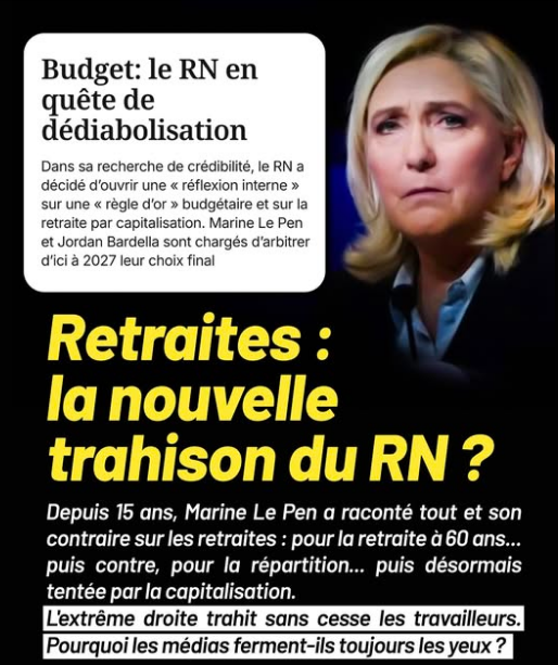 Le #RNFN trahit son électorat et ses adhérents...ouvrez les yeux...