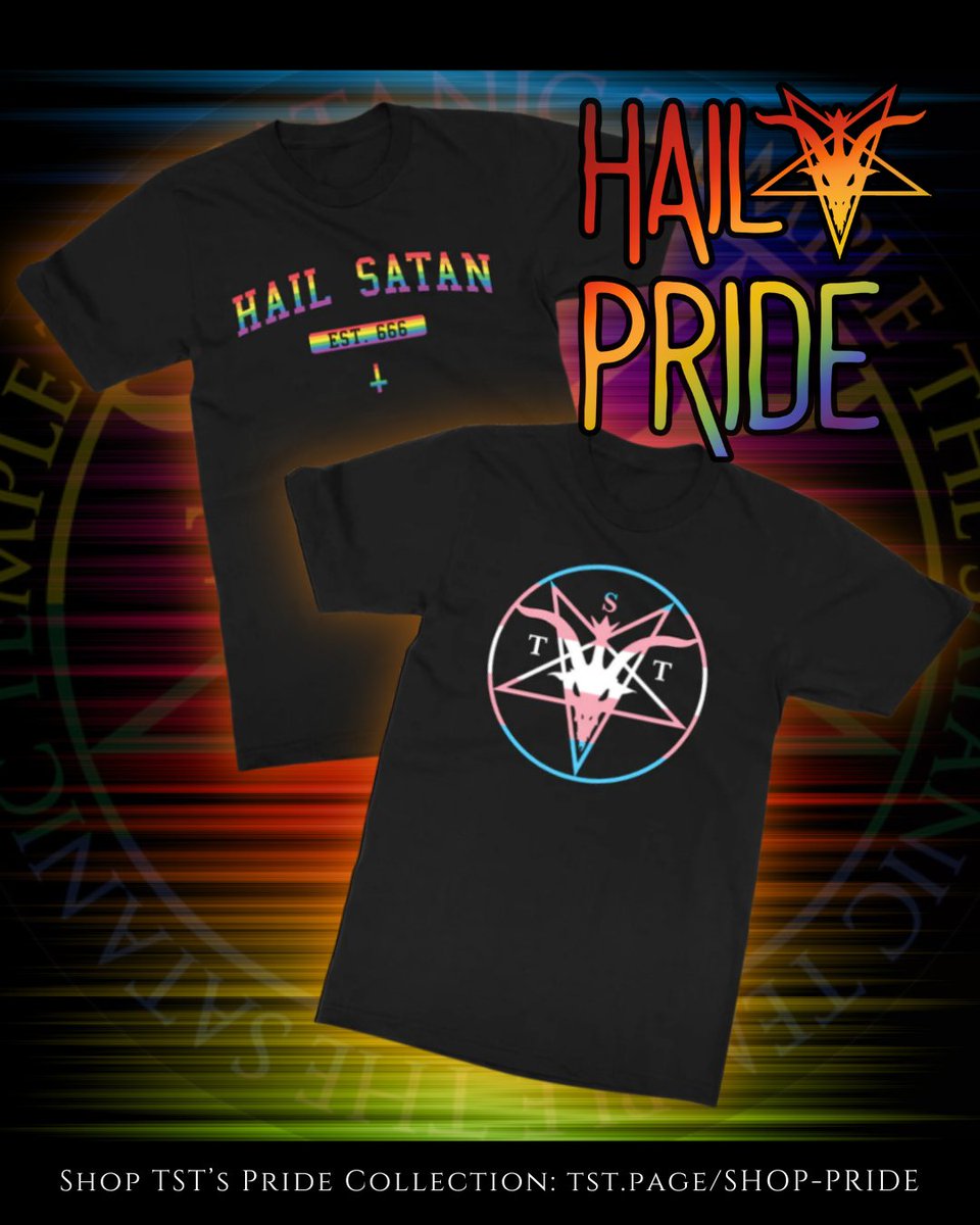 satanic_temple_'s tweet image. HAIL PRIDE!
Shop TST's Pride collection: tst.page/shop-pride