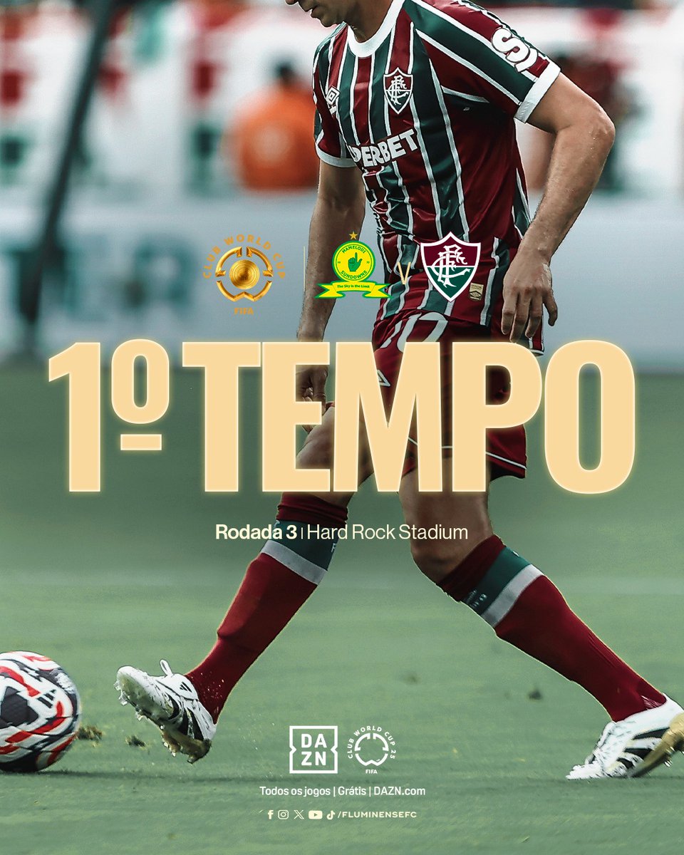 Fluminense F.C. (@fluminensefc) on Twitter photo BOLA ROLANDO NO HARD ROCK STADIUM! HOJE É PELA CLASSIFICAÇÃO! VAAAAAAAAAMOS, FLUMINENSE!
Assista ao jogo de graça no app da <a href="/DAZNFootball/">DAZN Football</a> >> bit.ly/FIFADAZN_Flumi…
#FIFACWC #TakeItToTheWorld BOLA ROLANDO NO HARD ROCK STADIUM! HOJE É PELA CLASSIFICAÇÃO! VAAAAAAAAAMOS, FLUMINENSE!
Assista ao jogo de graça no app da <a href="/DAZNFootball/">DAZN Football</a> >> bit.ly/FIFADAZN_Flumi…
#FIFACWC #TakeItToTheWorld