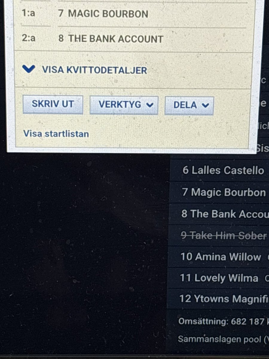 Wow denna sved lite!!

#travärtrav