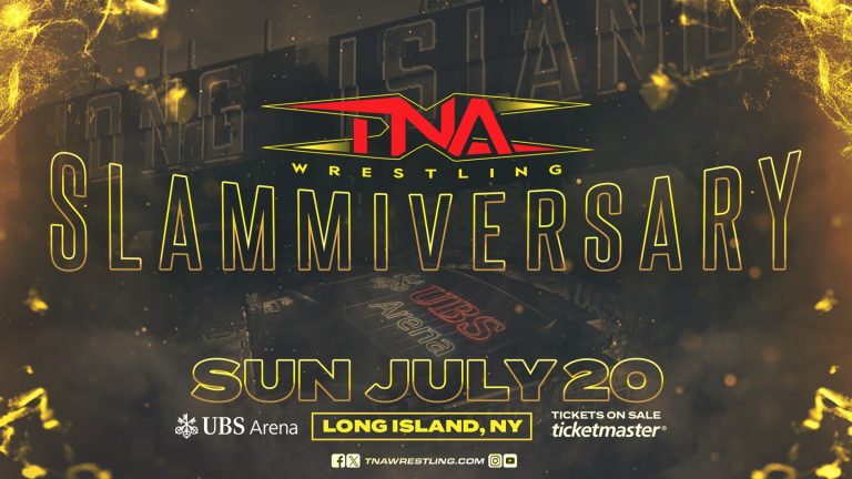 On Sunday, July 20, TNA Wrestling presents #TNASlammiversary LIVE on pay-per-view from the UBS Arena in Long Island, New York! 

Get tickets and be there LIVE: ticketmaster.com/event/30006183…