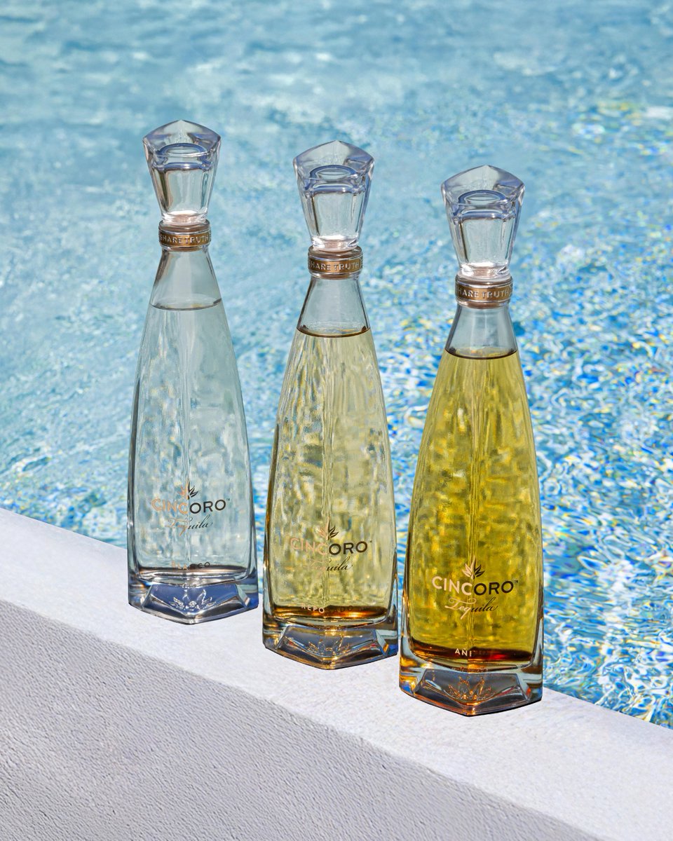Your summer essentials. Cincoro Blanco, Reposado, and Añejo in 375ml. Visit the link in our bio to find Cincoro near you.

#CincoroTequila #ReachForGreatness #SippingTequila
