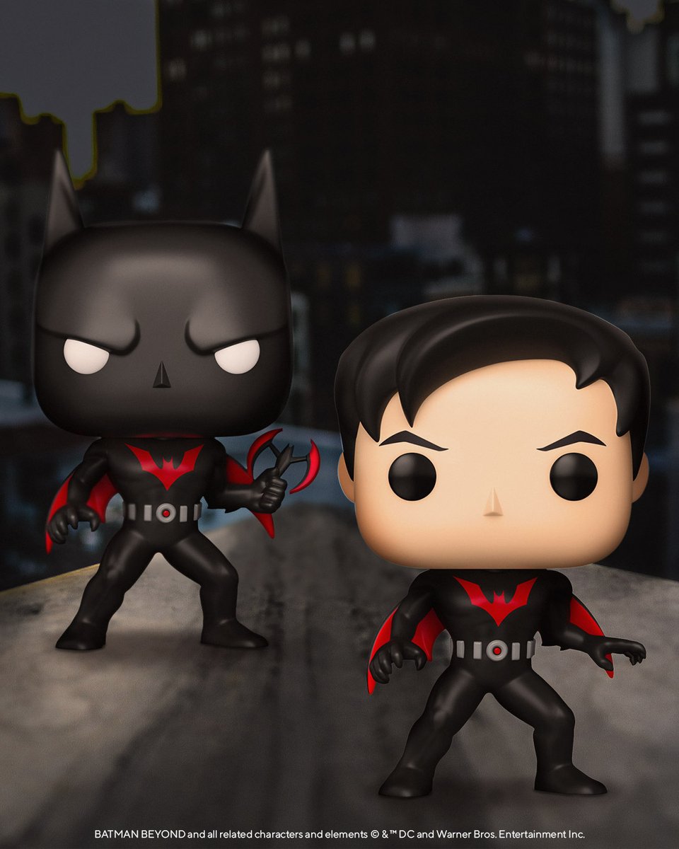 OriginalFunko's tweet image. I can only hope to leave behind a legacy like this one. 🦇 Take up the mantle when you bring these DC Batman Beyond™ POP! collectibles under your wing!  bit.ly/4kN3OSo

#Funko #FunkoPOP #BatmanBeyond