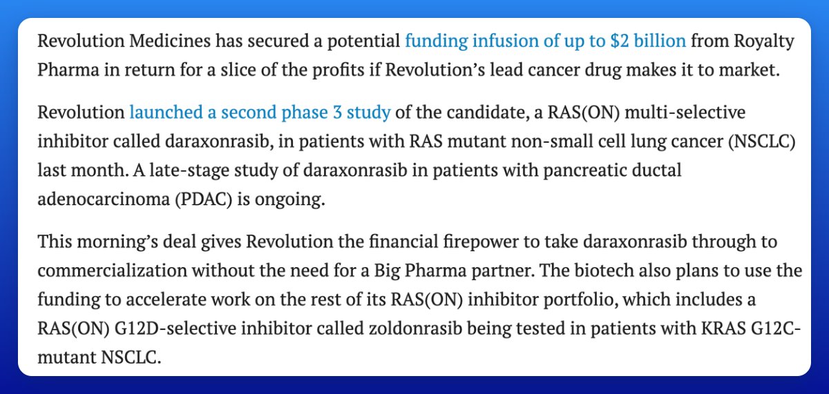 ElliotHershberg's tweet image. I think Royalty made another very smart deal with RevMed.
One thing I consistently wonder about is why Royalty has so little competition.
In a world where fast-followers keep getting faster, I'd love to see more capital available for biotechs to pursue late-stage development +…