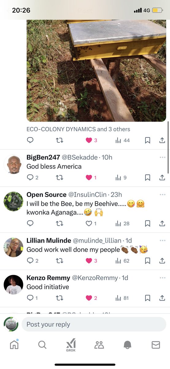 munansiGI's tweet photo. Thank you @USMissionUganda &amp; @YALI 🇺🇸🇺🇬 for supporting the #MunansiHives Project! Your partnership is helping us drive sustainable beekeeping, youth empowerment &amp; community growth. Together, we're creating lasting impact. 
#YALIVisibilityFundPhase4 #BeekeepingForChange https://t.co/ePysxW6Bye
