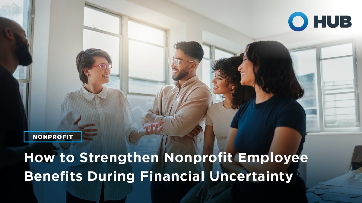 In tough times, your employee benefits program can be a lifeline. Discover how to support staff wellbeing while navigating financial uncertainty. Read more in our latest article: ow.ly/cryc50WfztL 
#Nonprofits #EmployeeBenefits #WorkplaceWellbeing