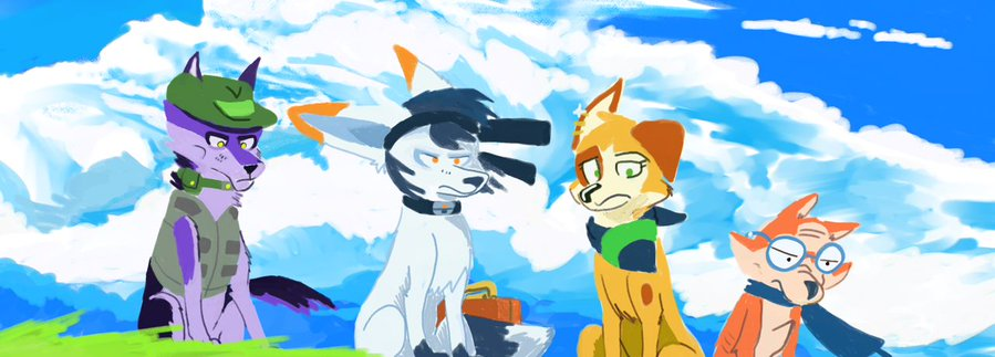 DanukiStudio's tweet photo. #101DalmatianStreet #101Dalmatians #HuntDogs #Comic #Original
I want to recommend you my dedicated pups to this original comic series made by a talented artist Artemis Arts (A.K.A. RealRoadRunt): "Hunt Dogs"📖
An original story which tells us a tale about Reo, a young pup who struggles to find a job that leads him on a dangerous journey in a fictional world called, Planet Sheon!🐶🌎💎
LINK: https://t.co/UwbBWaGCbS