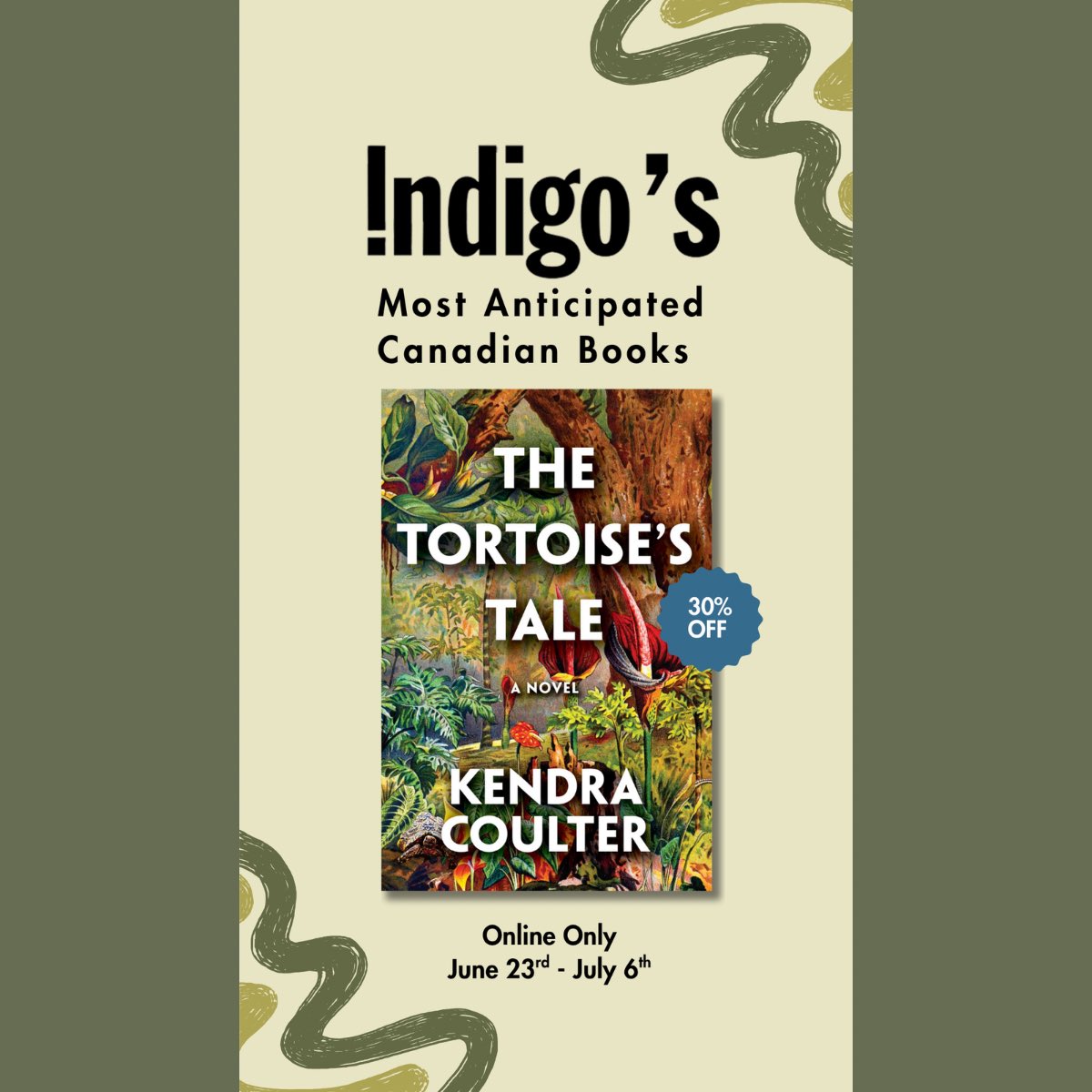 The Tortoise’s Tale is an Indigo most anticipated Canadian book! Enjoy 30% off preorders this week to celebrate: indigo.ca/en-ca/the-tort…
#book #booklover #animallover