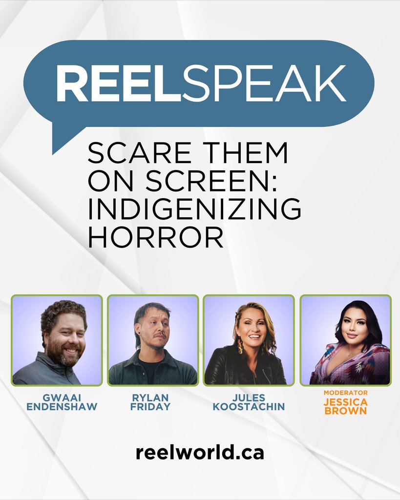 Join us tomorrow at 6 PM for our virtual panel in honour of #IndigenousHistoryMonth. Explore what whistles at night and discuss what goes into creating monsters, fights, and building tension while crafting a compelling narrative.

RSVP at l8r.it/e6yC
