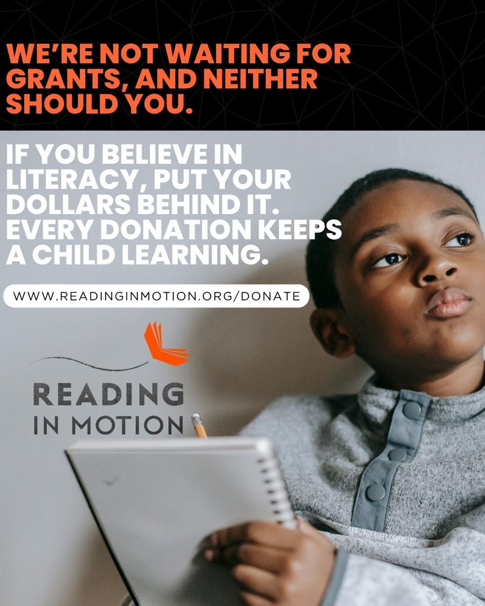 readinginmotion's tweet photo. When grants fall through, our kids still need books. Help us fill the gap.

https://t.co/wfWVR2wSxR https://t.co/qCwlZJMM3f