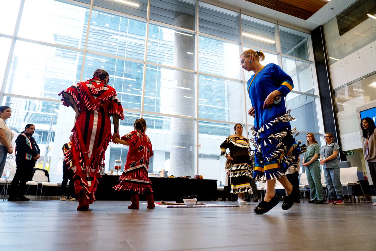 A special ceremony at <a href="/UnityHealthTO/">Unity Health Toronto</a> featured the Jingle Dress, where dancers created soothing, rain-like sounds as they moved. Learn more about this healing dance &amp; how sharing traditions can help build stronger relationships with non-Indigenous people: ow.ly/4zZG50WgiVa