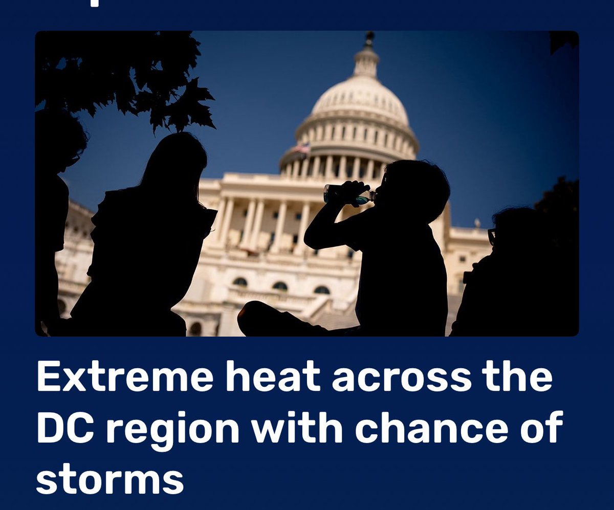 FOX5 tracking storms that could roll in later, plus when might we catch a break from all this sticky air?
Watch <a href="/fox5dc/">FOX 5 DC</a> at 4PM! #heatwave