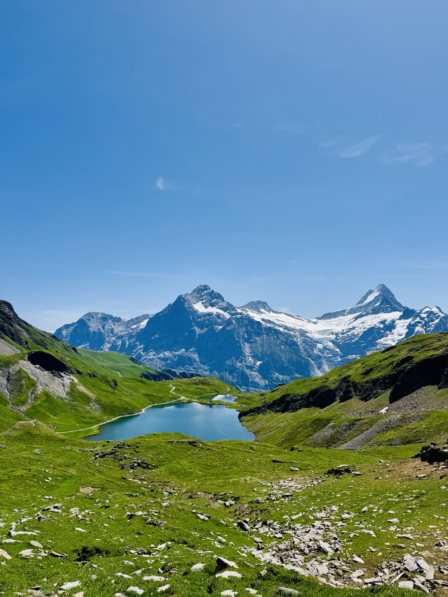 The most beautiful hike of my life. 
Grindelwald Bachalpsee-Faulhorn
Switzerland.