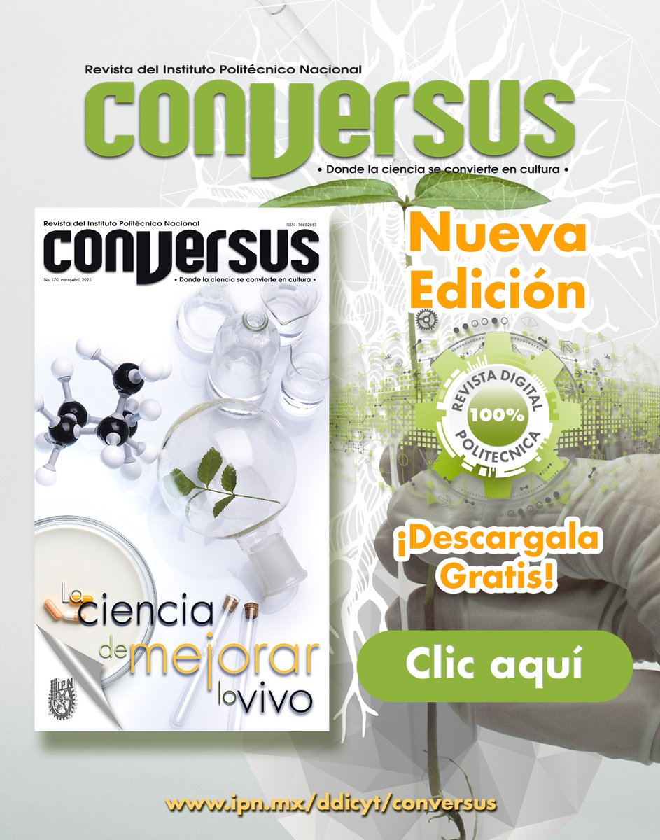 IPN (@ipn_mx) on Twitter photo 🆕Ya esta lista la nueva edición de <a href="/Conversus_IPN/">Conversus IPN</a> que aborda la Biotecnología desde diversos campos de estudio. 🧬🔬
¡Consúltala gratis en acortar.link/Umco7N! 🆕Ya esta lista la nueva edición de <a href="/Conversus_IPN/">Conversus IPN</a> que aborda la Biotecnología desde diversos campos de estudio. 🧬🔬
¡Consúltala gratis en acortar.link/Umco7N!