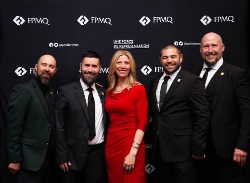 JMaccarone's tweet image. C’était un réel plaisir pour moi d’assister au bal du président de la @PoliciersMun 📸
Leur confiance et leur collaboration me touchent et c’est un privilège de travailler ensemble pour faire entendre la voix de la communauté policière du Québec à l’#AssNat. Les conditions de…