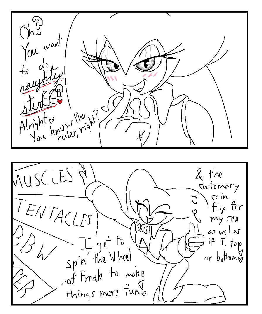 ButtNobel's tweet image. Quick sketch of a bit of a silly lewd joke.
