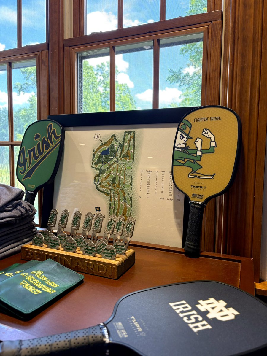 WarrenGolfND's tweet image. Play like a champion on the course and on the court! The Warren Pro Shop is now selling pickleball paddles. Stop in to pick yours up now☘️🏓