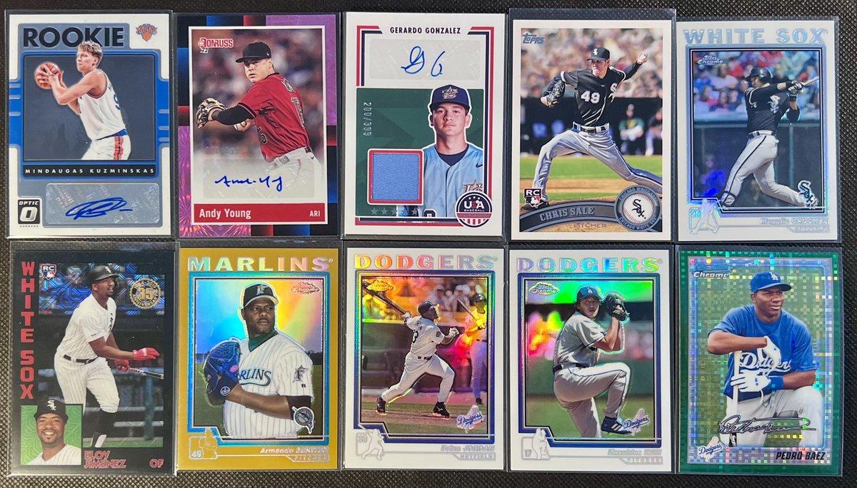 #coolenoughstacks Lot 64

$1 each

Young /199
Gonzalez /39
Jimenez /199

Claim by player name

Rules &amp; info in pinned tweet. Stack through Thursday.

#coolenoughstacks