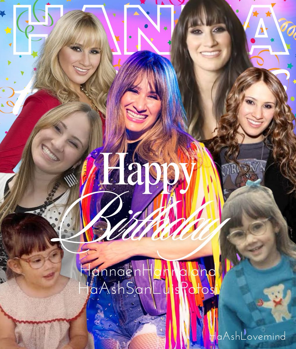 Feliz cumpleaños a mi persona favorita de este mundo, la persona más hermosa y maravillosa, tierna y con un talento increíble , te amo mucho Hanna, eres lo máximo 💖 <a href="/haashoficial/">Ha*Ash</a> 💖
#felizcumpleHanna