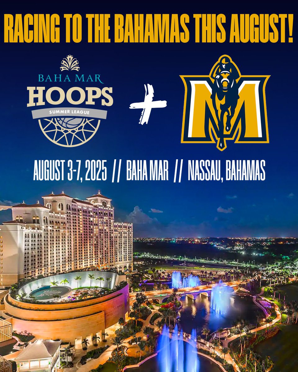 BDG Sports (@bdglobalsports) on Twitter photo MORE NEWS!!!
<a href="/RacersHoops/">Murray State MBB</a> is headed to <a href="/BahaMarHoops/">Baha Mar Hoops</a> Summer League this August for its foreign tour! Excited to welcome <a href="/CoachRyanMiller/">Ryan Miller</a> & <a href="/erniekuyper/">Ernie Kuyper</a> to <a href="/BahaMarResorts/">Baha Mar Resorts</a>.
Read more:
bdglobalsports.com/murray-state-m… MORE NEWS!!!
<a href="/RacersHoops/">Murray State MBB</a> is headed to <a href="/BahaMarHoops/">Baha Mar Hoops</a> Summer League this August for its foreign tour! Excited to welcome <a href="/CoachRyanMiller/">Ryan Miller</a> & <a href="/erniekuyper/">Ernie Kuyper</a> to <a href="/BahaMarResorts/">Baha Mar Resorts</a>.
Read more:
bdglobalsports.com/murray-state-m…