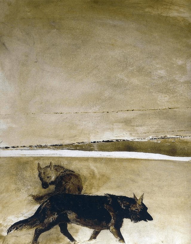 Andrew Wyeth (1917-2009)
Wolves