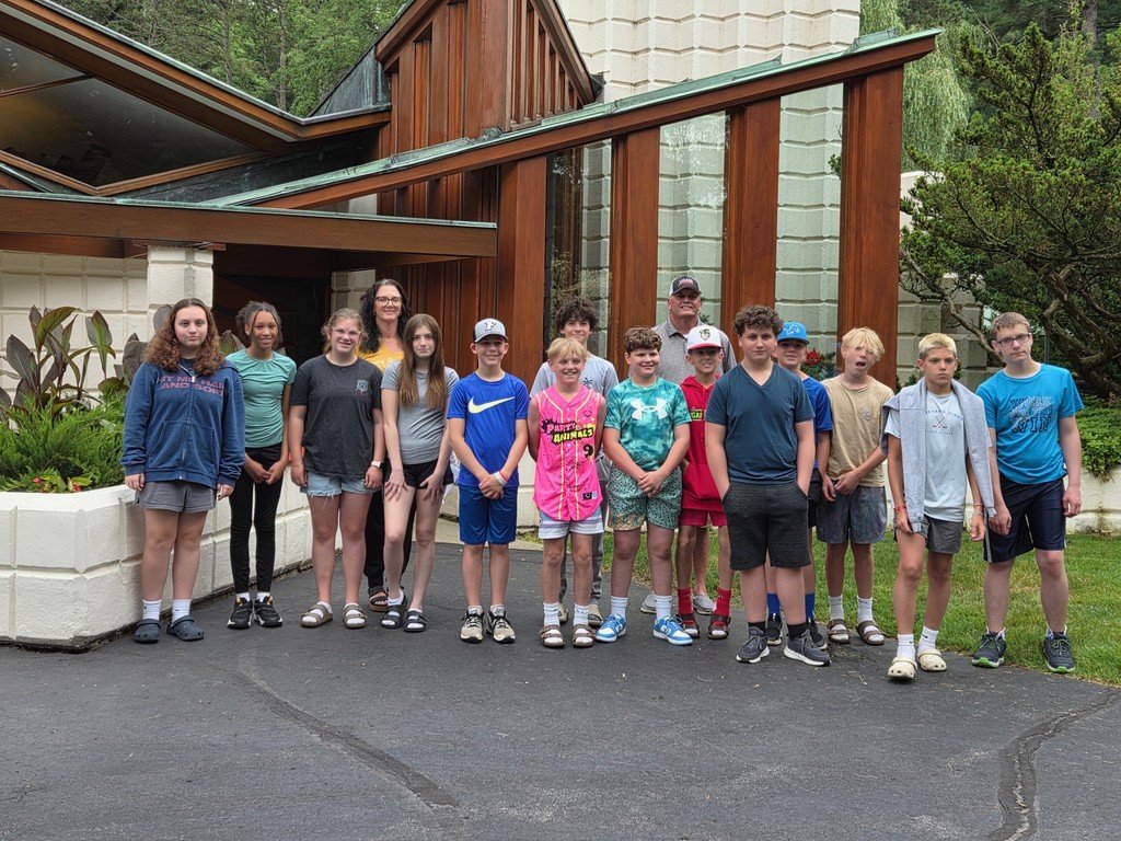 The 5th-8th Grade students toured the Alden B. Dow home today. They focused on architecture and design elements that connected with our math lessons during the Summer Scholars program.

#GoFalcons
