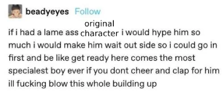 having a wol is a very fun and rewarding experience because sometimes you are putting them through the crush setting on the blender of life for fun and sometimes you are out here reenacting this post to a T