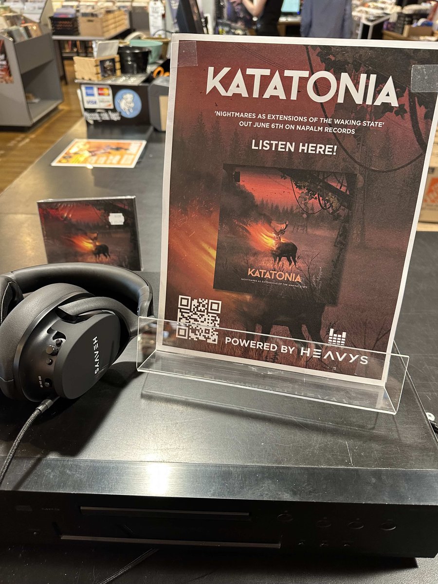 Nightmares as Extensions of the Waking State is the new <a href="/NapalmRecords/">Napalm Records</a> release from <a href="/KatatoniaBand/">KATATONIA</a> and we recommend you check it out here on the <a href="/heavysaudio/">HEAVYS</a> headphones on our listening station. Ask at the record counter!