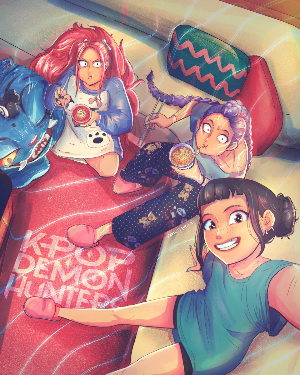 Couch! Couch! Couch! Couch!
#KPOPDEMONHUNTERS #kpopdemonhuntersfanart #HUNTRIX