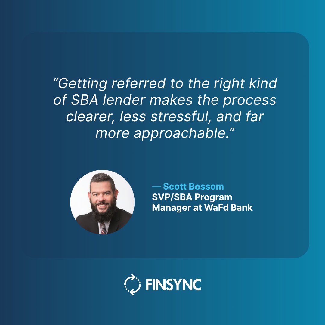The right lending partner helps you move forward with clarity and confidence. 

With guidance from Fynn and support from partners like Scott Bossom, the path to funding becomes easier and more aligned with your goals.

Complete your Funding Profile: bit.ly/4k3jUpZ