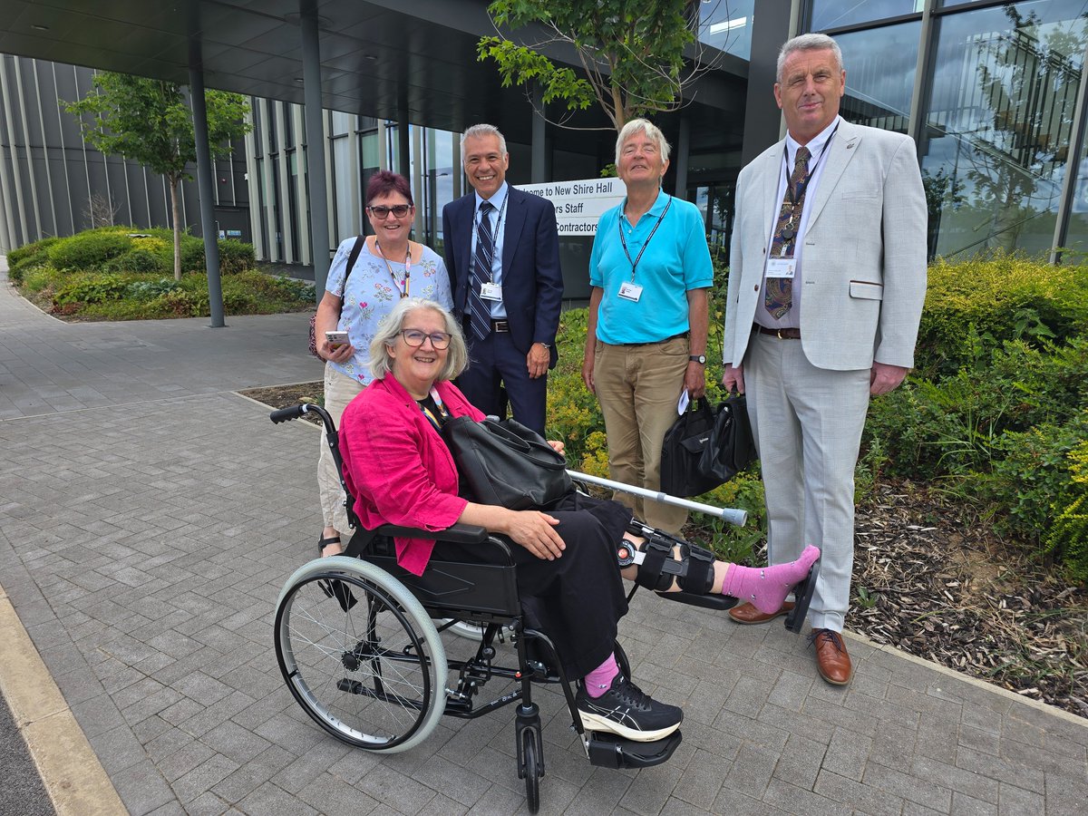 Nothing will stop County Councillor Edna Murphy (Lib Dem, Bar Hill) from attending the meeting of the Fire Authority today!