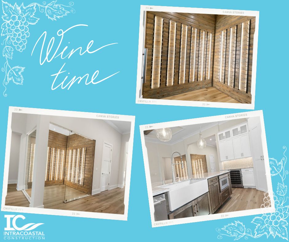 No matter which angle you view it, this Wine Room is showing off! We can custom design any room in your home so you are proud to host your family and friends!

#wineroom #customwine #illuminated #luxuryhome #palmcoastbuilder #customhome