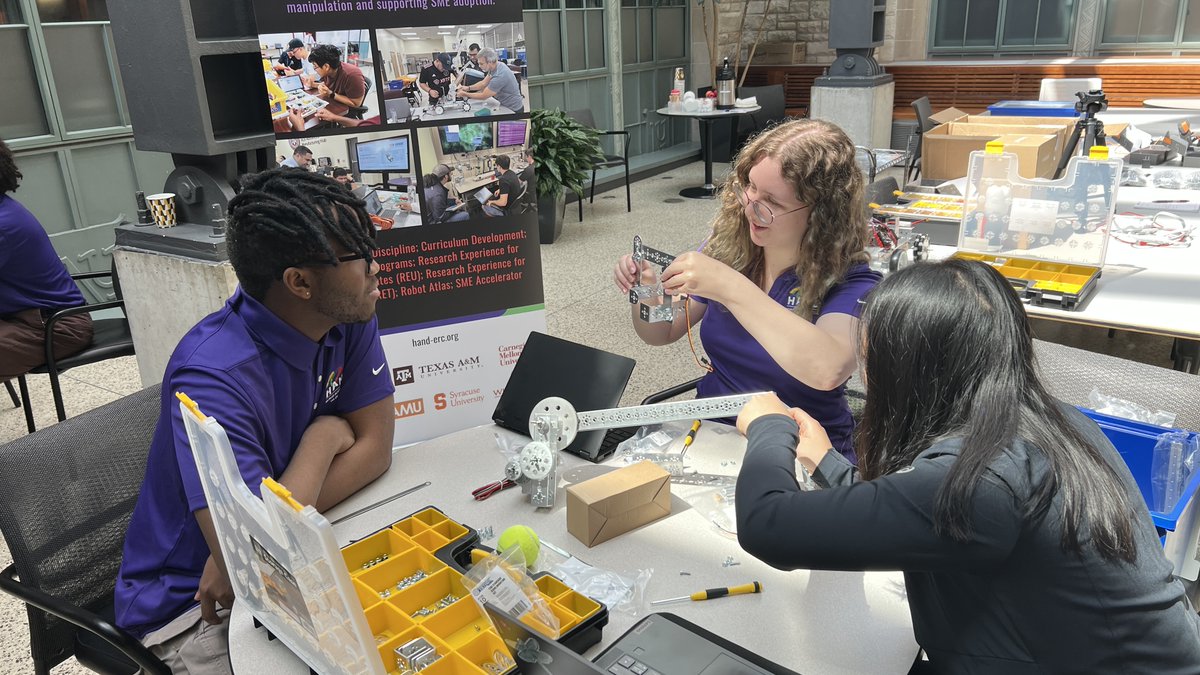 The HAND 2025 REU (undergraduate) and RET (teacher) programs have launched. Led by Mohamed Gharib the program started strong with workshops, collaborative project planning, and inspiring presentations.  

#REU2025 #RET2025 #STEMeducation #RoboticsResearch #HandsOnLearning