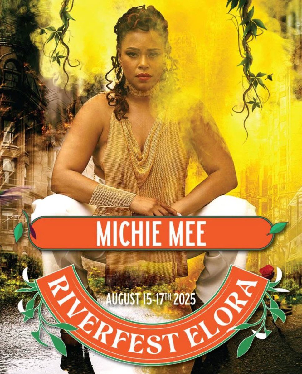 MichieBadgalMee's tweet image. 🚨 #showalert #michiemee (((Live)))August 15-17 2025 @riverfestelora #Elora @michiebadgyalmee #plusmore @onqlive August 15-17 2025 🎶  “what u talking bout “ 👄 🔊🎸 🎶 #festivalseason