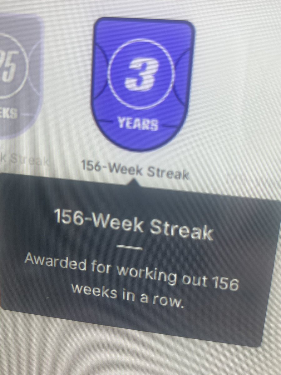 So three years ago for my 50th, I bought a (massively expensive) Peleton. But made a promise to myself to actually use it.. promise kept. Feeling proud today 😊 #health #fitness