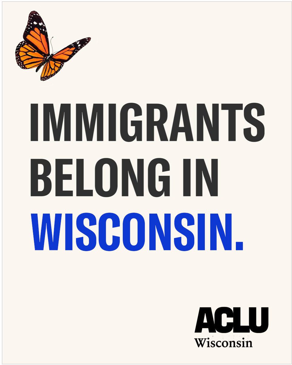 Immigrants are our families, coworkers, friends, and neighbors. We will continue to fight for them and their rights in Wisconsin.