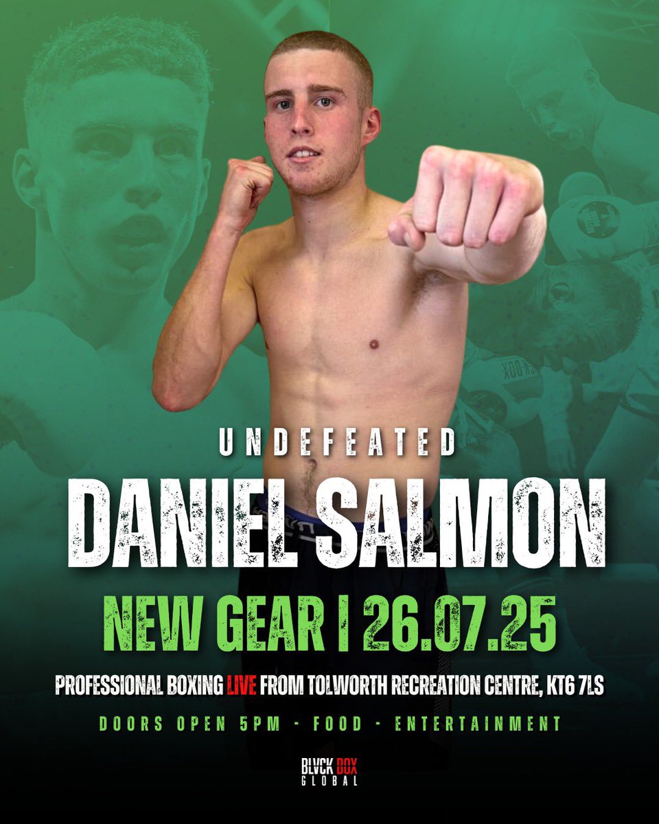 🚨🔥🚨 London Calling. 🚨🔥🚨
Tyler-Jae Wells and Daniel Salmon return to the ring on July 26th at Tolworth Leisure Centre.
All support would be highly appreciated.
Hit up for tickets today.
Bring it on.
#HitchingBoxing